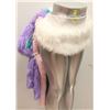 Image 1 : WOMENS WHITE FUZZY SKIRT WITH TAIL
