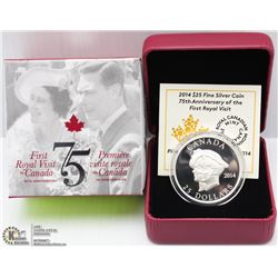 68) RCM 2014 $25 ULTRA-HIGH RELIEF FINE SILVER COI