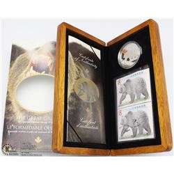 51) RCM FINE SILVER $8 PROOF COIN - THE GREAT