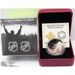 7) RCM 2015 $10 FINE SILVER COIN - VANCOUVER