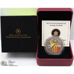 82) RCM 2012 25CENT COLOURED COIN - EVENING