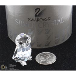 182) AUTHENTIC SWAROVSKI OWL IN ORIGINAL