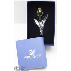 181) AUTHENTIC SWAROVSKI YELLOW TULIP FLOWER