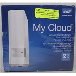 WD ABSOLUTELY  MY CLOUD PERSONAL CLOUD STORAGE 2TB