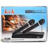 Image 1 : NEW K&K AT-306 WIRELESS MICROPHONE & RECEIVER