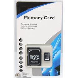 NEW 32GB MICRO SD CARD WITH ADAPTOR