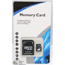 NEW 32GB MICRO SD CARD WITH ADAPTOR