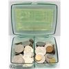 Image 1 : SMALL CASE FULL OF WORLD COINS