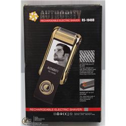 NEW AUTHORITY RECHARGEABLE ELECTRIC SHAVER