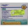 Image 1 : EQUATE TRANSDERMAL STEP 1 NICOTINE PATCH 21MG/DAY