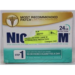 NICODERM STEP 1 24HR W/ WITHDRAWAL PROTECTION