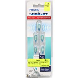 PHILIPS SONICARE VALUE PACK (5 REPLACEMENT HEADS)