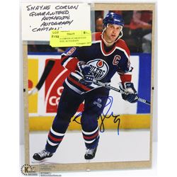 SHAYNE CORSON GUARANTEED AUTHENTIC AUTOGRAPH