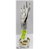 Image 1 : LOT OF 3 RING HOLDERS, METAL HAND & 2 LADIES SHOES
