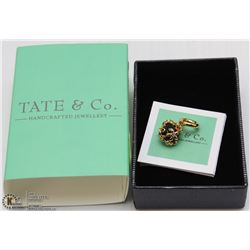 NEW STERLING SILVER YELLOW GOLD PLATED