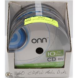 60 CDRW COMPUTER MEDIA DISKS