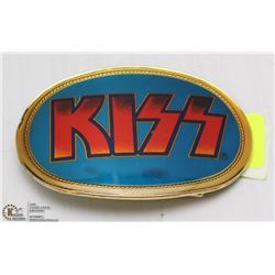 RARE KISS 1977 OFFICIAL AUCOIN BELT BUCKLE