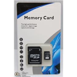 NEW 32GB MICRO SD CARD WITH ADAPTOR