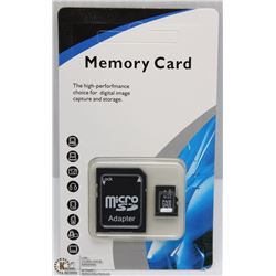 NEW 32GB MICRO SD CARD WITH ADAPTOR