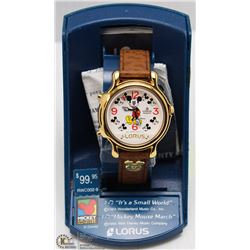 DISNEY "LORUS" MICKEY MOUSE MUSICAL ANIMATED WATCH