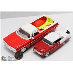 DIE CAST 1959 CHEVY EL-CAMINO & 1955 CHEVY