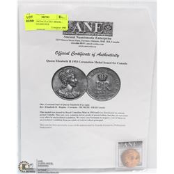 44) RCM UNCIRCULATED MEDAL - QUEEN ELIZABETH II