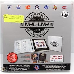 20) NHL COLLECTOR`S ALBUM 2013 SERIES 1