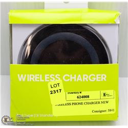 WIRELESS PHONE CHARGER NEW