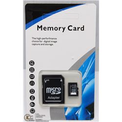 NEW 32GB MICRO SD CARD WITH ADAPTOR
