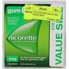 Image 1 : NICORETTE GUM 4MG VALUE SIZE 210PCS FRESH MINT