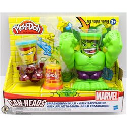 PLAY-DOH CAN-HEADS SMASHDOWN HULK