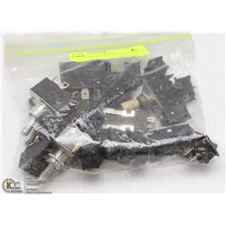 25 ASSORTED TOGGLE SWITCHES