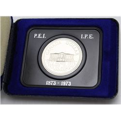 1873 - 1973 PEI CANADIAN SILVER DOLLAR