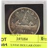 Image 1 : #23)1951 SILVER DOLLAR COIN