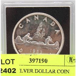 #28)1953 SILVER DOLLAR COIN