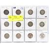 Image 1 : #2)SHEET OF 12 SILVER USA QUARTERS