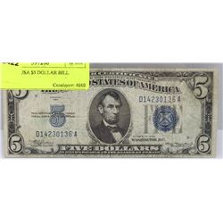 #43) 1934 USA $5 DOLLAR BILL