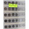 Image 1 : STOCK SHEET OF 30 CANADIAN NICKELS