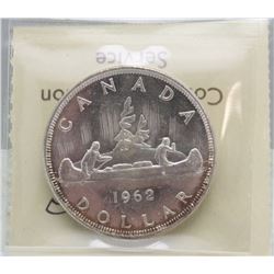 #31)1962 SILVER DOLLAR COIN ICCS MS63