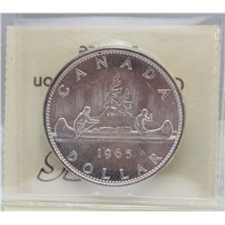 #32)1965 SILVER DOLLAR COIN ICCS MS64