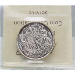 #39)1952 ICCS MS 63 FIFTY CENT COIN