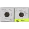 Image 1 : STRIP W/ 2 ANCIENT ROMAN COINS -