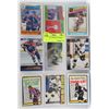 Image 1 : SHEET WITH 9 GRETZKY  HOCKEY CARDS