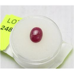 #67  NATURAL RED RUBY GEMSTONE 3CT