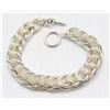 Image 1 : SILVER PLATED TWIST CHAIN BRACELET