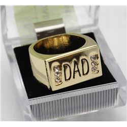 GOLD PLATED RING FOR DAD GIFT