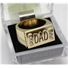 Image 1 : GOLD PLATED RING FOR DAD GIFT