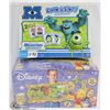 Image 1 : DISNEY WINNIE THE POOH PUZZLE & MONSTERS INC GAME