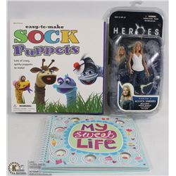 EASY TO MAKE SOCK PUPPETS / MY SWEET LIFE STICKER