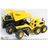 Image 1 : VINTAGE METAL TONKA GRADER & TRUCK
